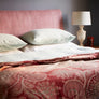 Cicero custom bespoke headboard using sustainable natural materials and handcrafted in the UK by Ensemblier London