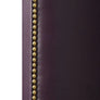 Delphi King Headboard in British Leather