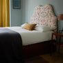 Mae custom bespoke headboard made using natural sustainable materials in the UK. British craftsmanship by Ensemblier London
