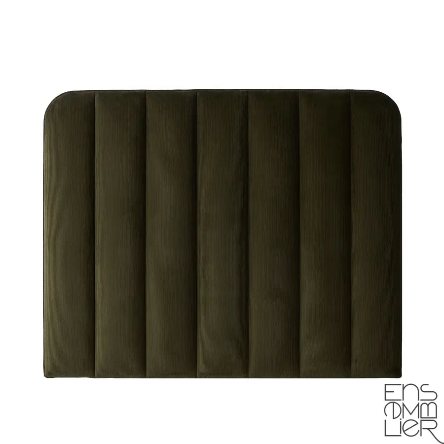 Cronos King Headboard in British Corduroy