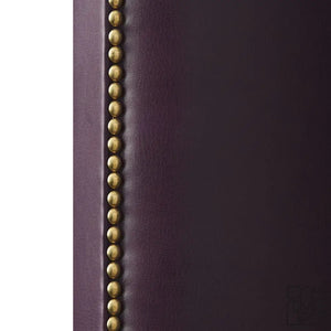 Delphi King Headboard in British Leather