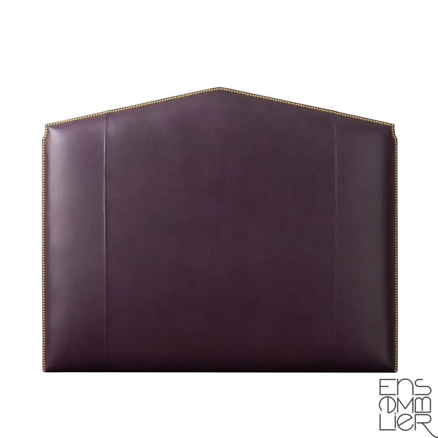 Delphi King Headboard in British Leather