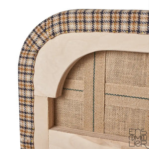 Persephone King Headboard in Fox Brothers