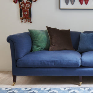Anselm Custom Made Sofa by Ensemblier London Made in the UK using Traditional Upholstery Methods