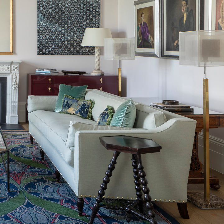 Elborne Custom Made Sofa Ensemblier London Made in the UK Sustainable Materials Luxury Interiors